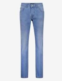 Bradley-2 jeans stretch katoen lichtblauw