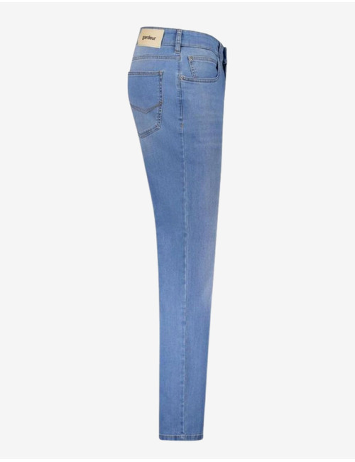Bradley-2 jeans stretch katoen lichtblauw