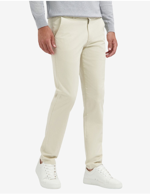 Luxury Chino slim fit katoenstretch broek Kitt