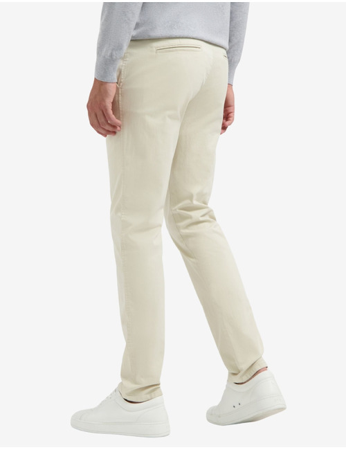 Luxury Chino slim fit katoenstretch broek Kitt