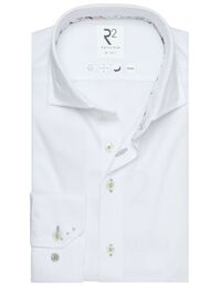R2 modern fit hemd wit
