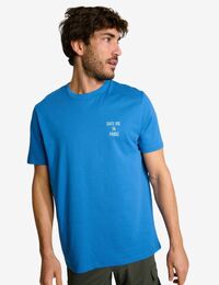 Morgan Date Me In Paris T-shirt blauw