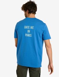 Morgan Date Me In Paris T-shirt blauw