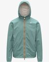 Jake Plus.2 reversible jas waterdicht groen beige