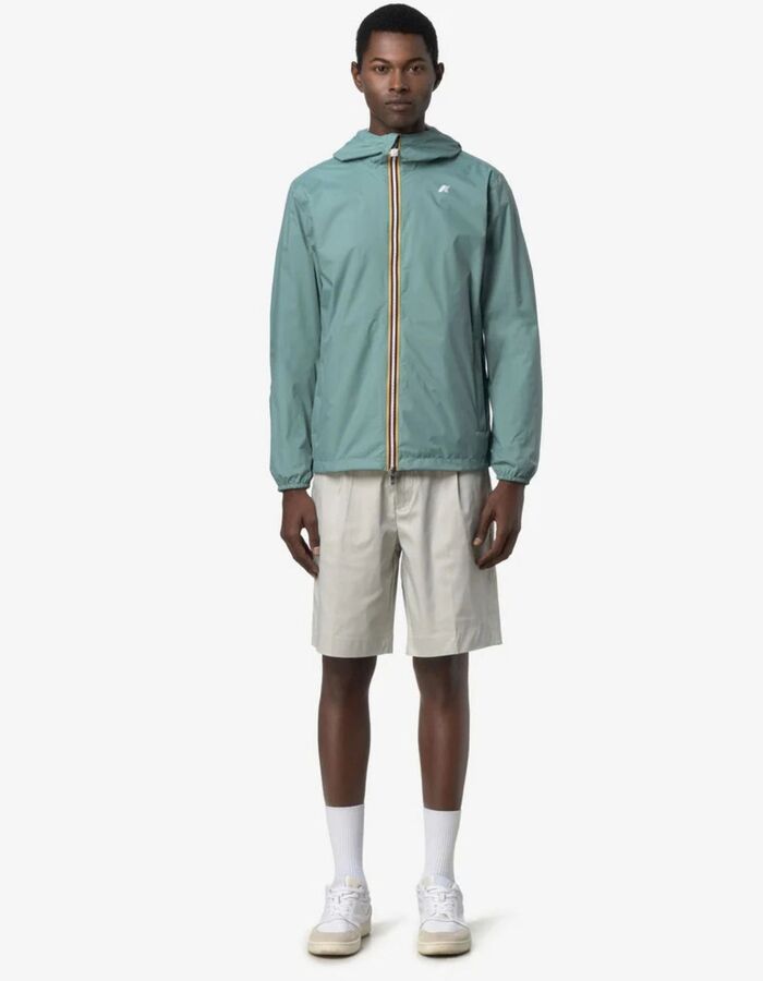 Jake Plus.2 reversible jas waterdicht groen beige