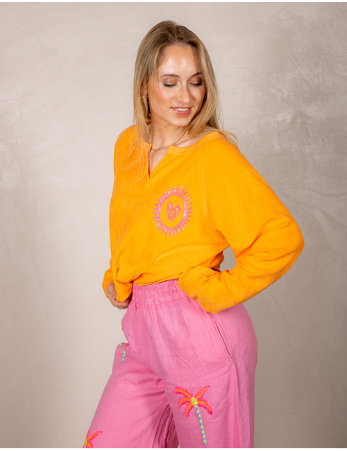 Grace sweater oranje