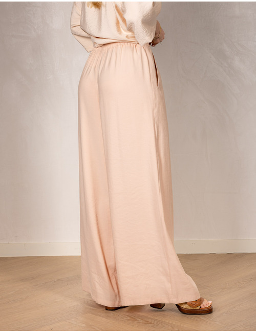 Ceiling - broek met wijde pijpen in vloeiende twill