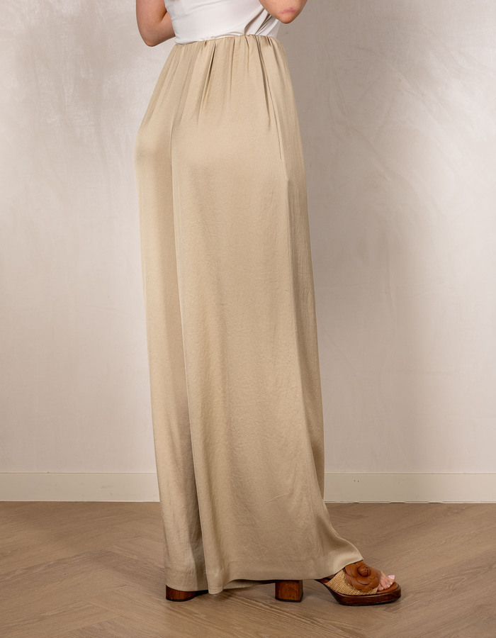 Tweezer - satijnen broek met wijde pijpen