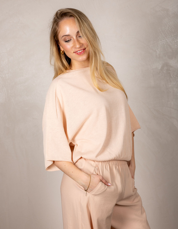 Dilary - pull met losse pasvorm en korte mouwen