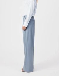 Aduct - tailored broek met rechte pijpen in wolmix