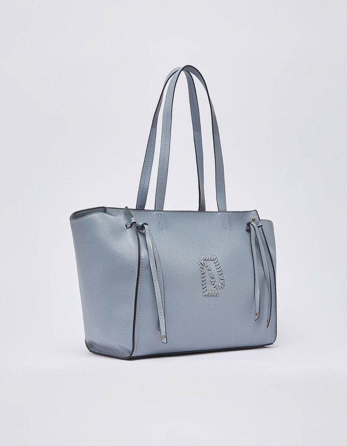 Grote tote bag met logo borduurwerk