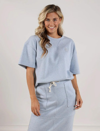 Nukus lange mouw pull blauw