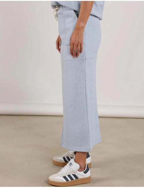 Nukus lange rok blauw