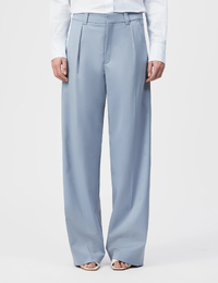 Aduct - tailored broek met rechte pijpen in wolmix