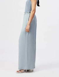 Dwindle - linnen broek met paperbag taille