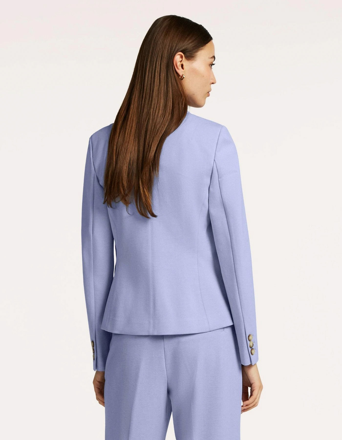 Petit - blazer met smalle pasvorm en jersey stof