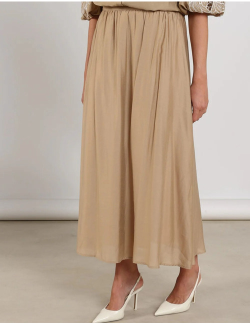 Nukus lange rok camel