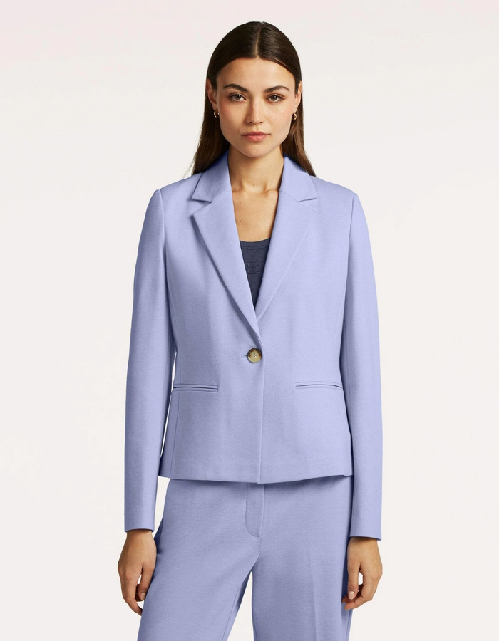 Petit - blazer met smalle pasvorm en jersey stof