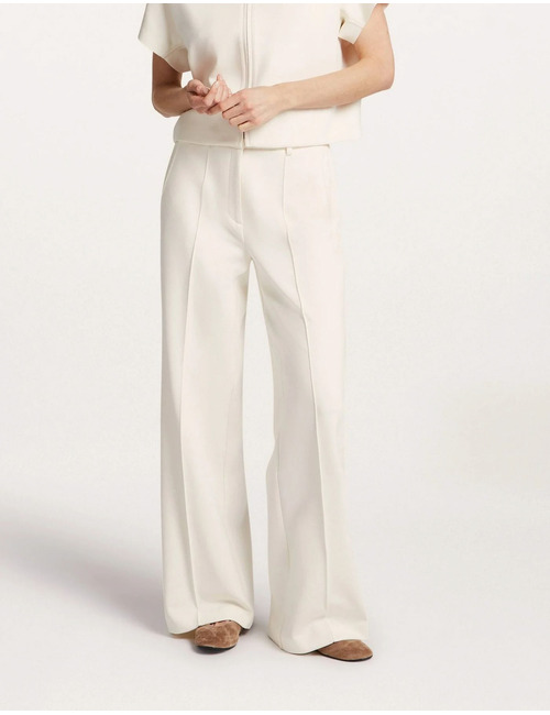 Yuka - broek met normale pasvorm en half wijde pijpen