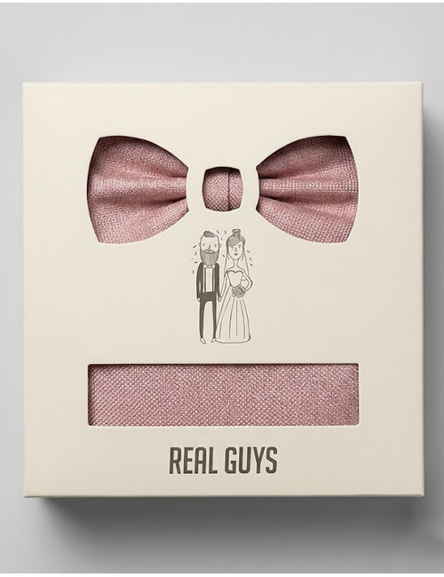 Real Guys vlinderdassen roze