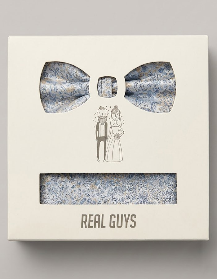 Real Guys vlinderdassen blauw