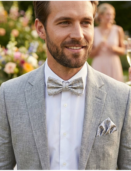 Real Guys vlinderdassen beige