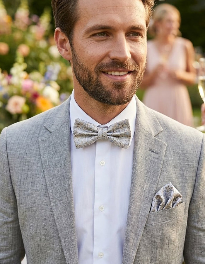 Real Guys vlinderdassen beige