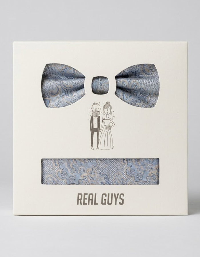 Real Guys vlinderdassen blauw