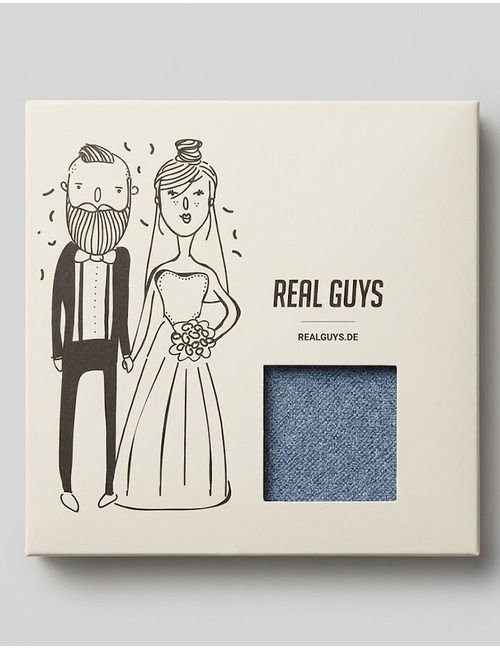 Real Guys pochet blauw