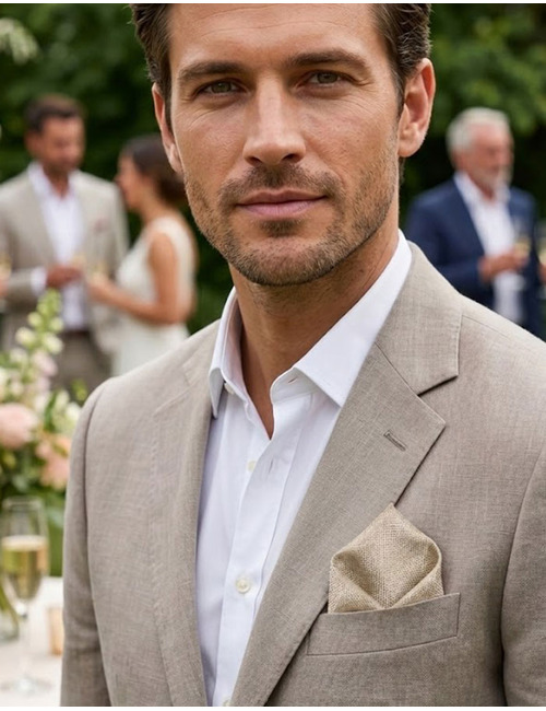 Real Guys pochet beige