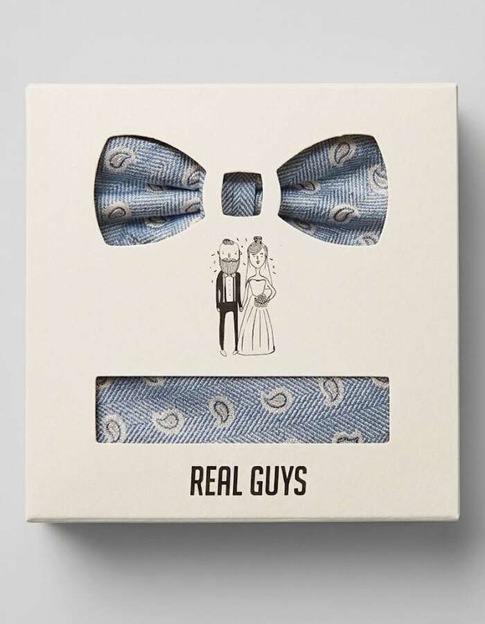 Real Guys vlinderdassen blauw