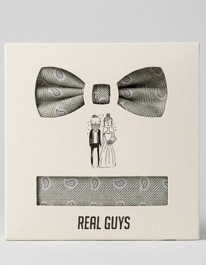 Real Guys vlinderdassen groen