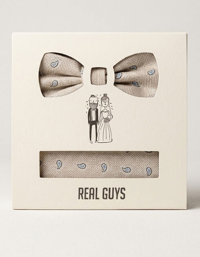 Real Guys vlinderdassen roze