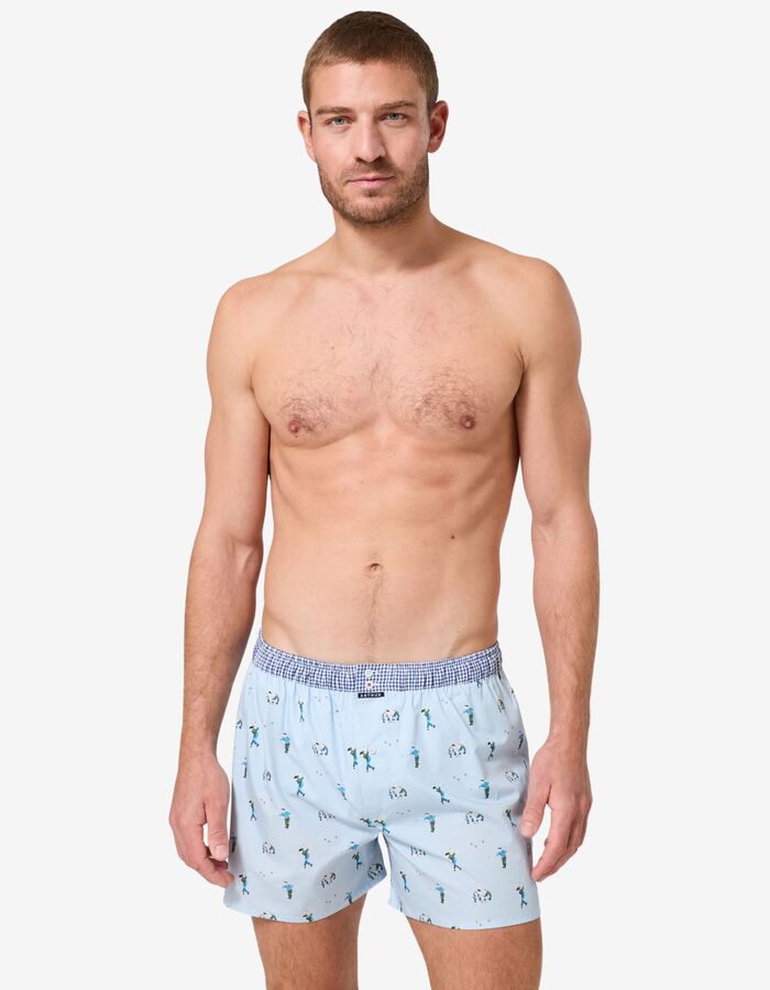 Le Club boxershort pétanque print katoen ciel