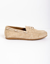GIRAF - Suède mocassin met touwveters