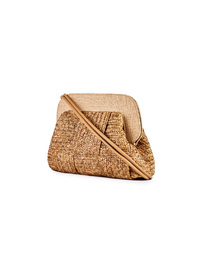 DALIA TAPE - Schoudertas met gevlochten structuur en brede band