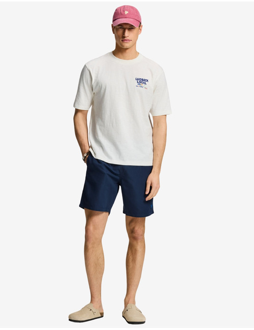 FINN relaxed fit T shirt met laidback local print off white