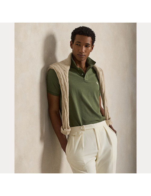 Custom Slim fit Polo Shirt in Garden Trail