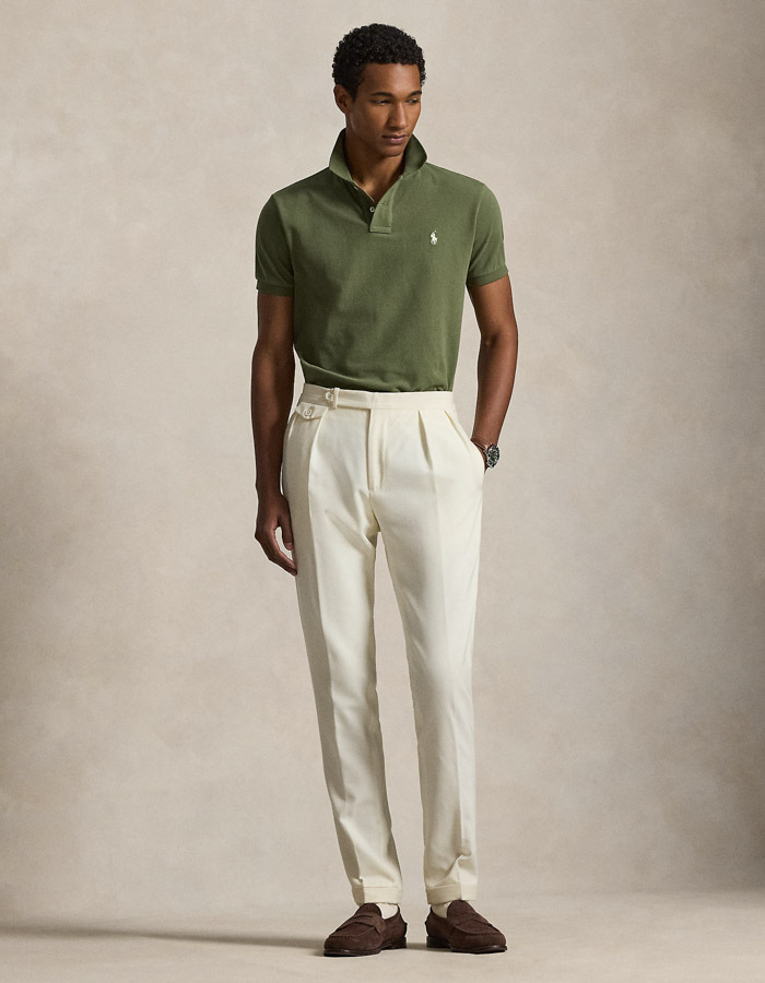Custom Slim fit Polo Shirt in Garden Trail