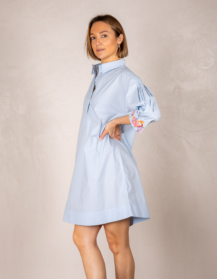 Senso kort kleed blauw