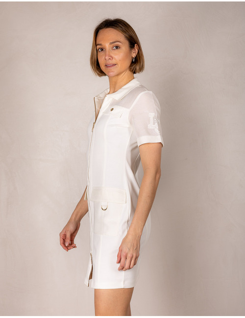 Liu Jo midi kleed wit