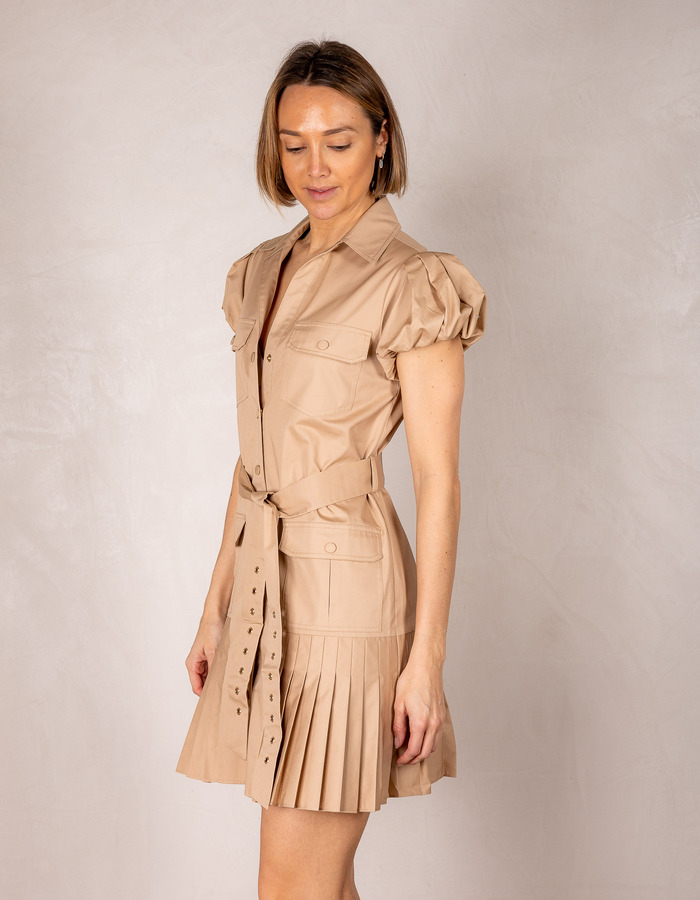 Twinset kort kleed bruin