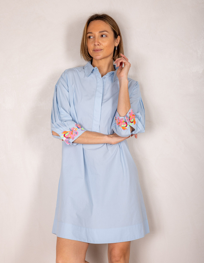 Senso kort kleed blauw