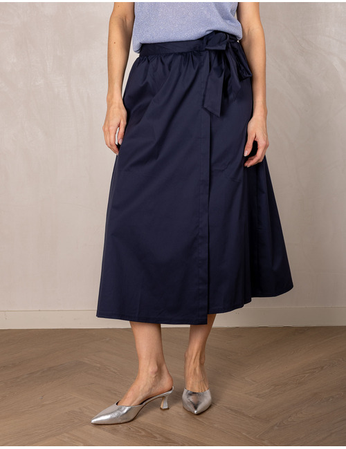 Leo & Ugo midi rok navy