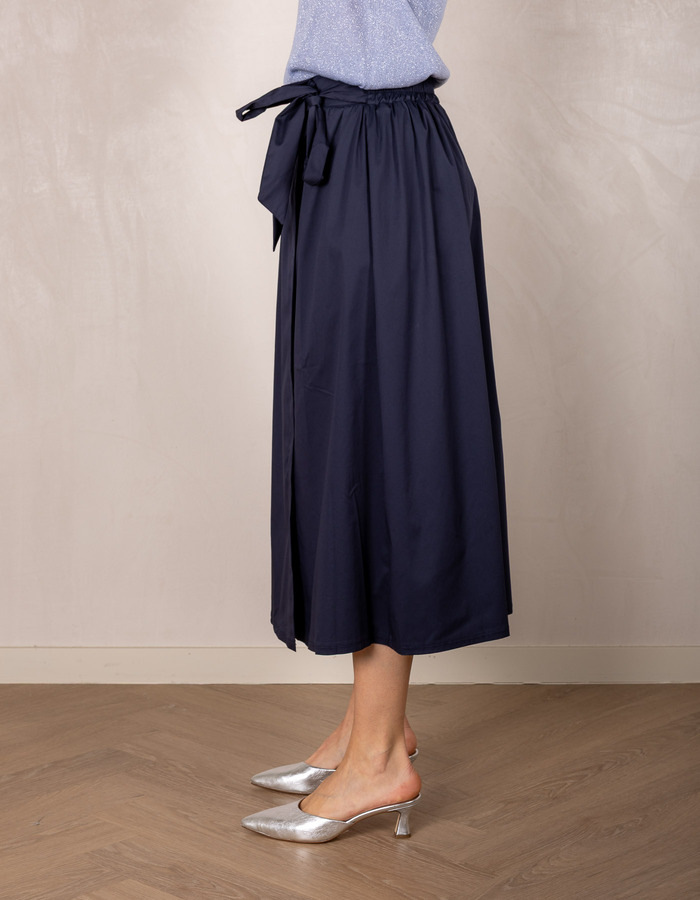 Leo & Ugo midi rok navy