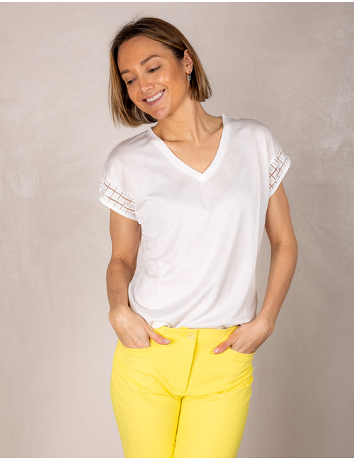 Leo & Ugo t-shirt korte mouw wit