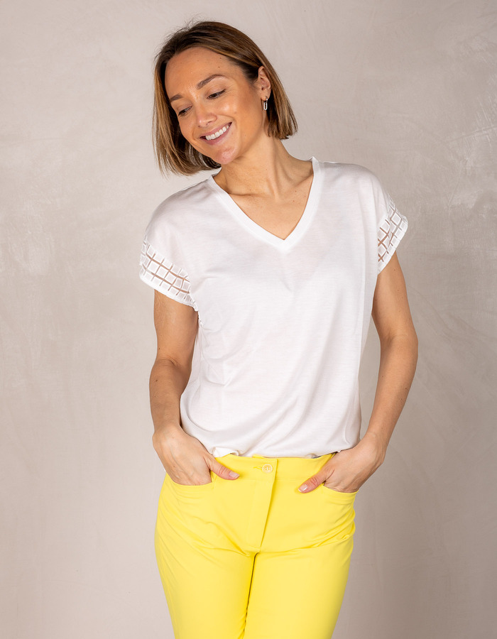 Leo & Ugo t-shirt korte mouw wit