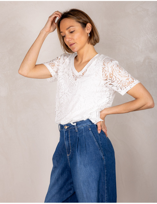 Leo & Ugo t-shirt wit