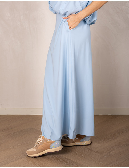 Aimee The Label lange rok blauw