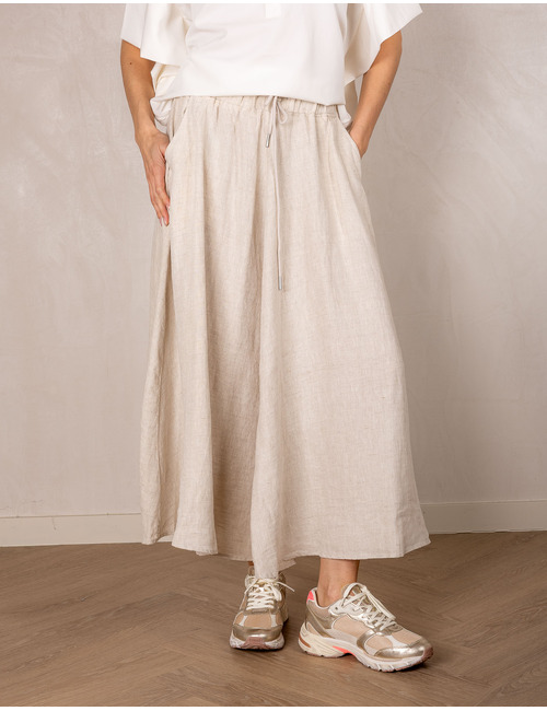 Aimee The Label lange rok beige